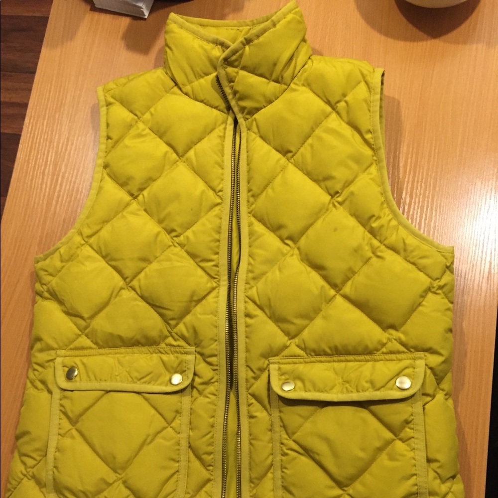 J.crew yellow vest